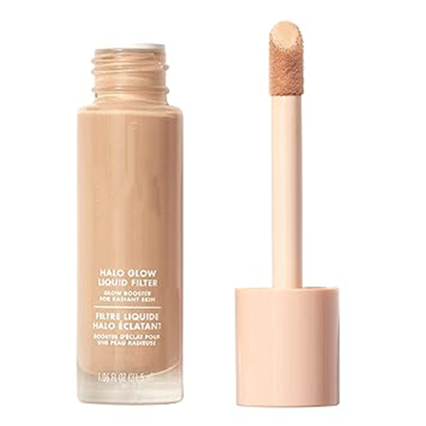 Halo Glow Liquid Filter, Complexion Booster For A Glowing, Soft-Focus Look, Infused With Hyaluronic Acid, Vegan & Cruelty-Free