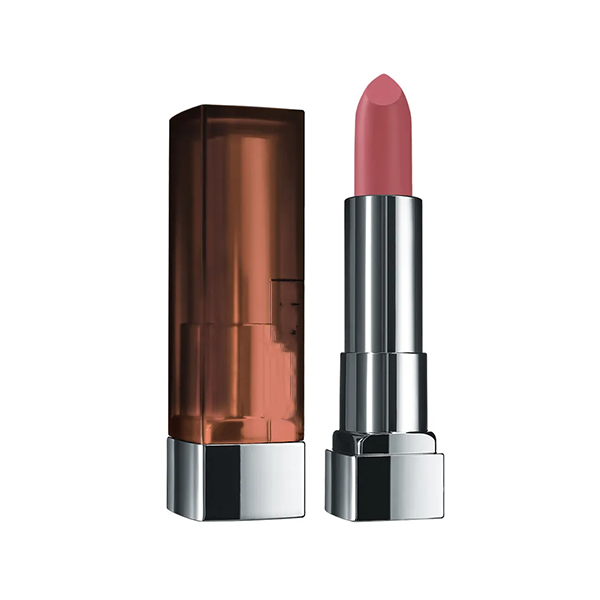 New York Color Sensational Creamy Matte Lipstick - Burgundy Blush 696 (3.9 gm)