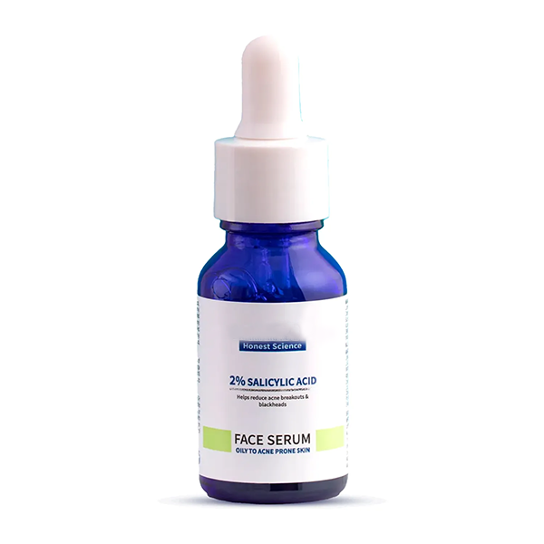 2% Salicylic Acid Face Serum (30 ml) For Blackheads & Whiteheads Targets Active Acne Calms Irritation & Unclogs Pores